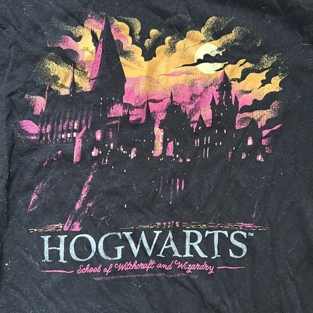 Kid’s Black Hogwarts Graphic T-Shirt